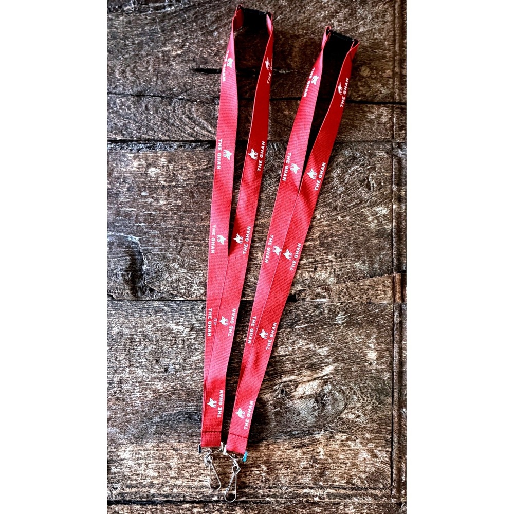 Two Souvenir Lanyards From The Ghan Adelaide to Darwin Trans Australia Train